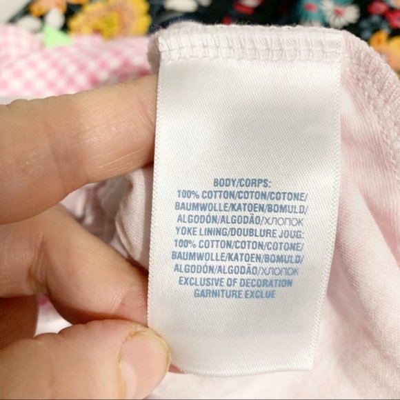 Ralph Lauren Cotton Short Puffed Sleeve Bubble Romper Button Back Ribbon Accent - Picture 11 of 11